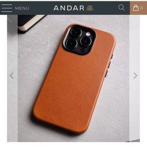 Andar iPhone Case - Aspen- Camel Tan iPhone 15 Pro Max